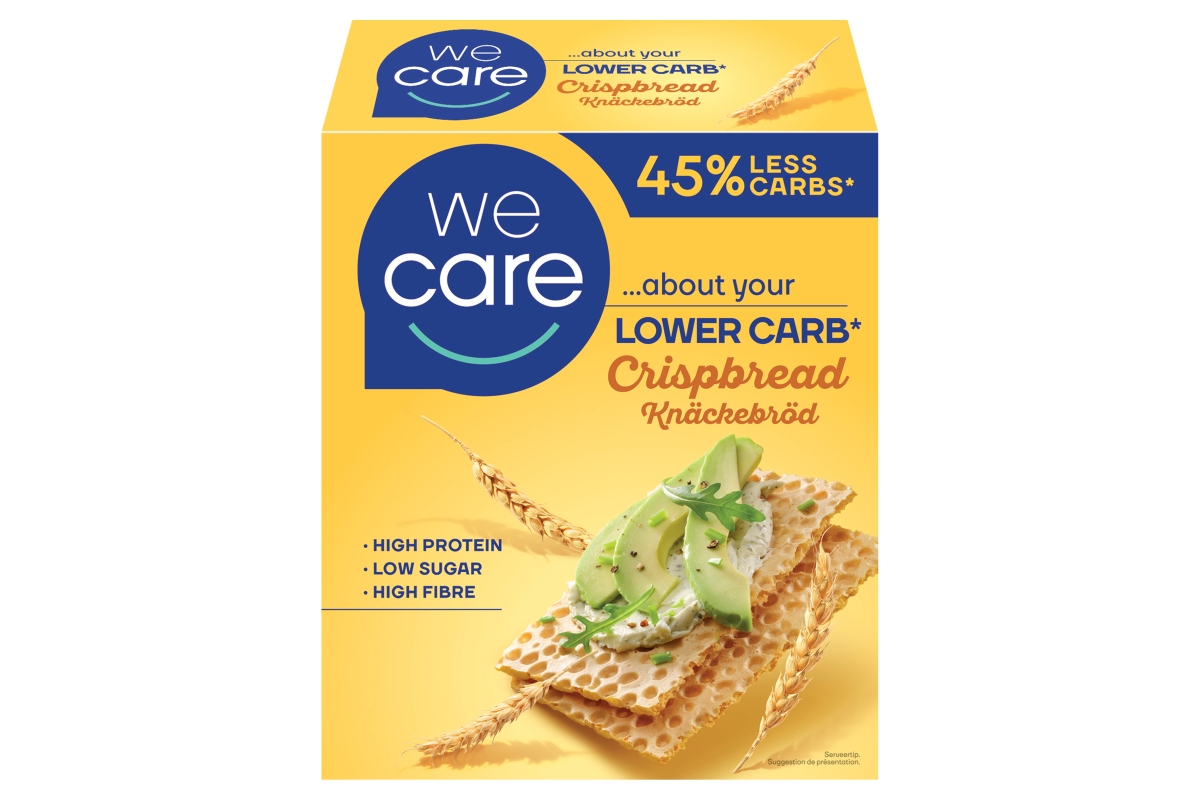 WeCare Lower Carb Crispbread Knackebrod 100 gr
